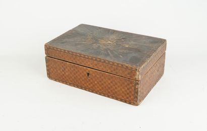 [Marqueterie de paille]
Boîte de petits travaux...