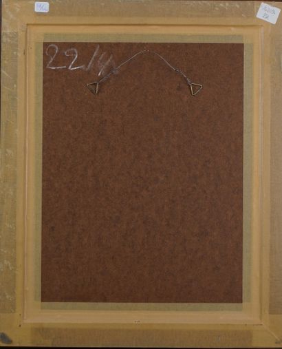JAPON
Réunion de deux peintures sur soies...