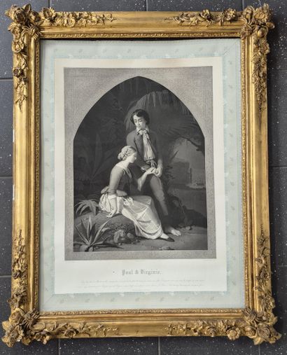 Paul et Virginie
par Eugène JAZET (1815-1856),...