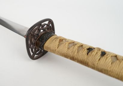 Wakizashi de style Shin-Shinto partiellement...