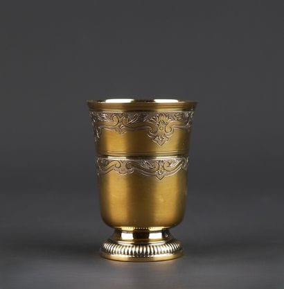 TETARD Frères
Timbale en vermeil 950°/00...