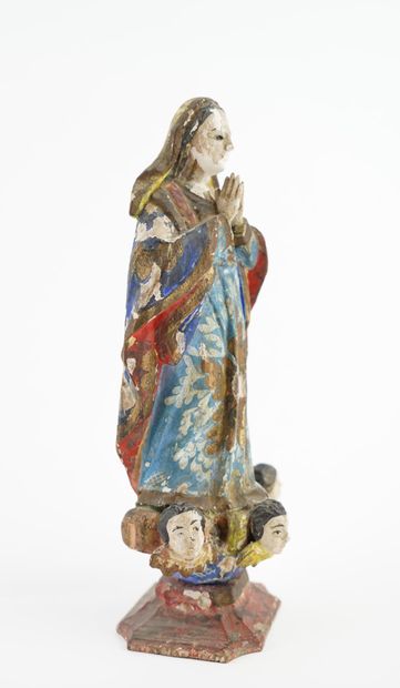 Vierge de l’Immaculée Conception en bois...