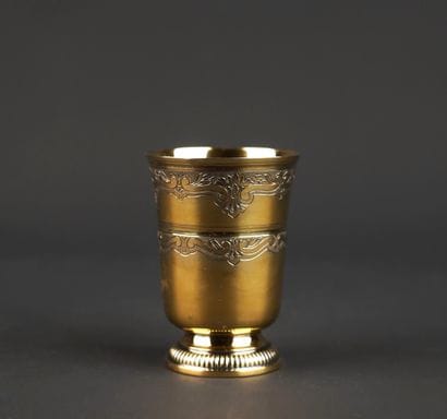 TETARD Frères
Timbale en vermeil 950°/00...