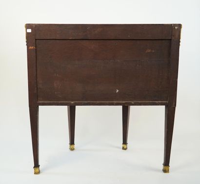Console demi-lune d'entre-deux en bois de...