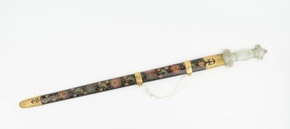 Rare épée droite d’apparat dite Jian (劍)....
