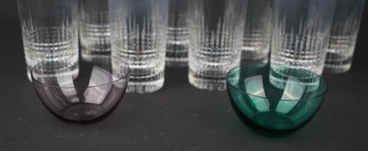 BACCARAT
Suite de 8 verres à eau, en cristal,...