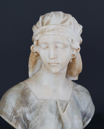 Emilio ZOCCHI (1835-1913) 
Rebecca 
Buste...