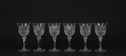 SAINT LOUIS
6 verres à vin TOMMY en cristal...
