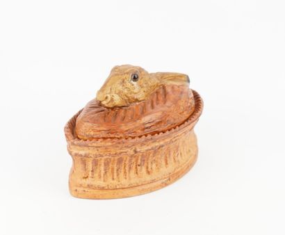 PILLIVUYT
Terrine en céramique émaillée brune...