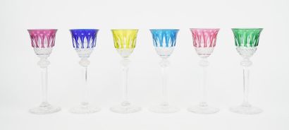 SAINT LOUIS
Modèle TOMMY
Suite de six verres...