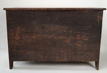 Commode rectangulaire en bois de placage...