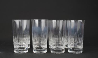 BACCARAT
Suite de 8 verres à eau, en cristal,...