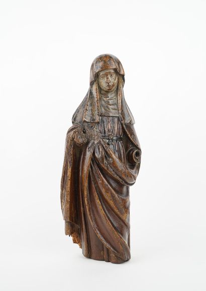 Vierge de Calvaire ou sainte femme en chêne...