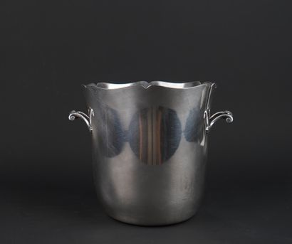 ERCUIS
Seau à champagne en métal argenté
Col...