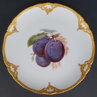 BERLIN, KPM
Suite de 4 assiettes en porcelaine...