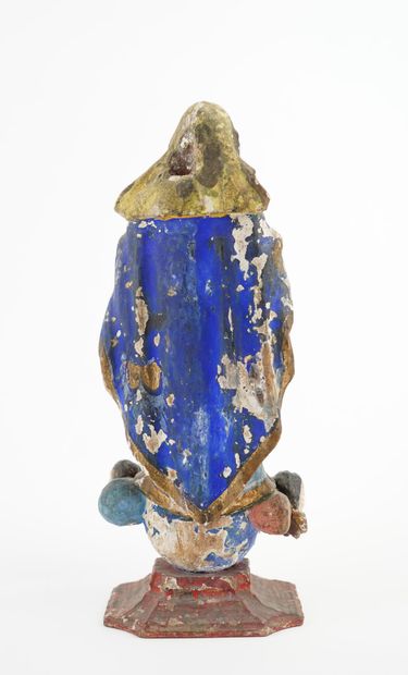 Vierge de l’Immaculée Conception en bois...
