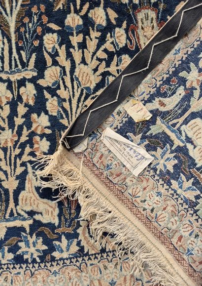 PERSE
NAIN
Tapis en laine et soie à riche...
