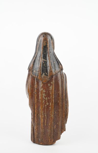 Vierge de Calvaire ou sainte femme en chêne...