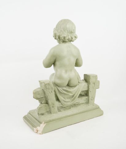 Henri BURDAN (Lyon 1866-1944)
Enfant à la...