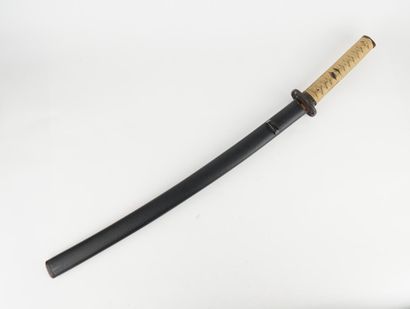 Wakizashi de style Shin-Shinto partiellement...
