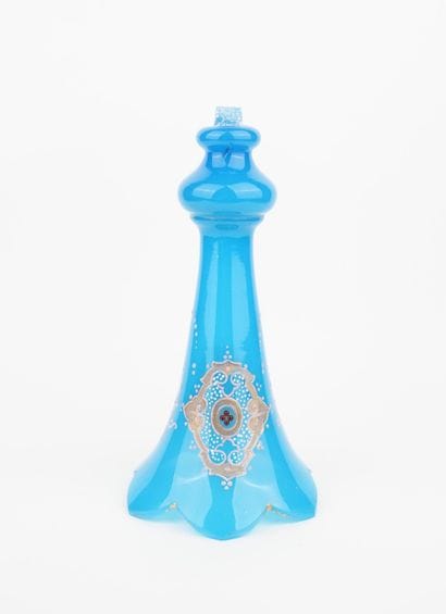 BOHEME pour l'Orient
Tulipe en opaline bleue...