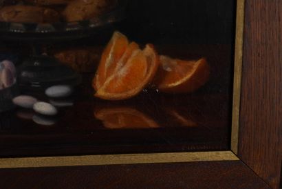 E MEURICE (XIXème siècle)
Nature morte à...