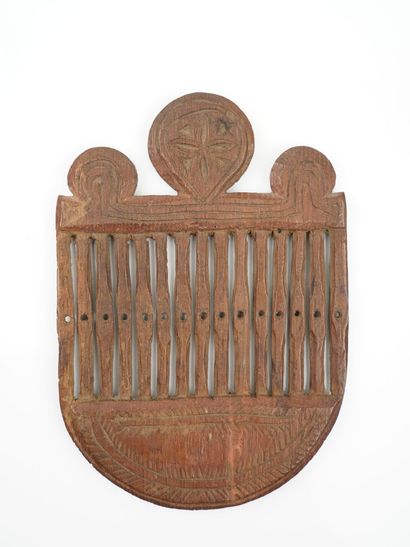Passette à rubans de dentellière en bois...