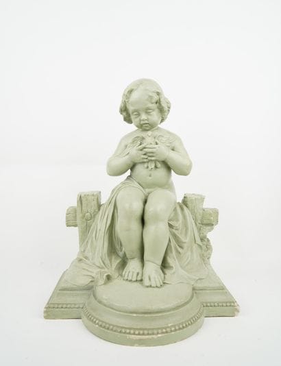 Henri BURDAN (Lyon 1866-1944)
Enfant à la...