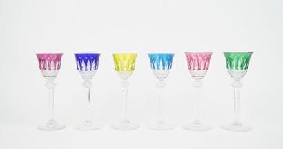 SAINT LOUIS
Modèle TOMMY
Suite de six verres...