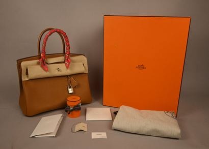 Hermès Birkin 30 en cuir Epsom Étoupe, 2019,...