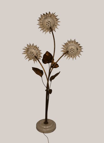 Italian Hollywood Regency-style floor lamp,...
