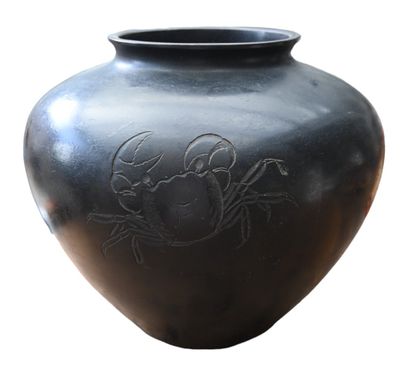 Vase japonais en bronze, époque Meiji, XIXe...