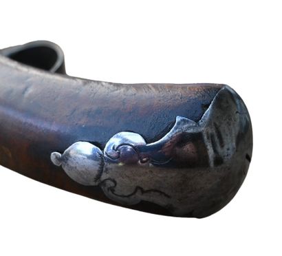 Long-barreled civilian flintlock pistol,...