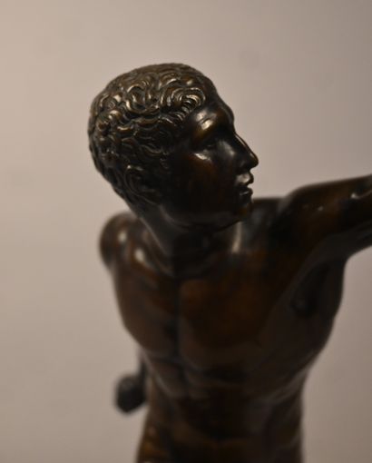 Athlète en bronze, période du Grand Tour,...