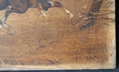 Christian Sell (1831-1883) - Military scene,...