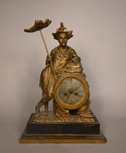 Pendule figurative dite “Augenwender”, Allemagne,...