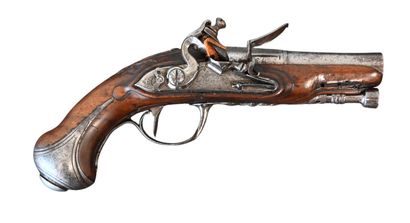 Flintlock pocket pistol signed - Pierre Demarteaux,...