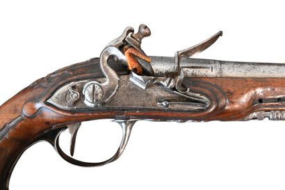 Flintlock pocket pistol signed - Pierre Demarteaux,...