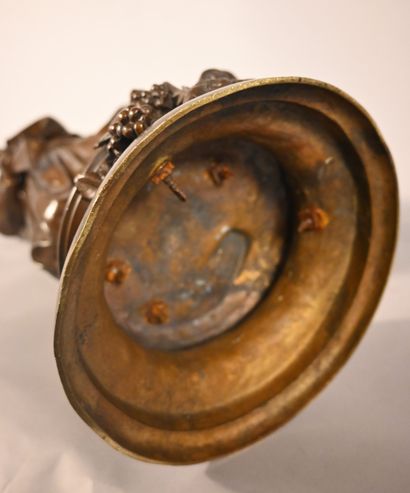 Bronze signé Henri Weisse – Chasseur / soldat...