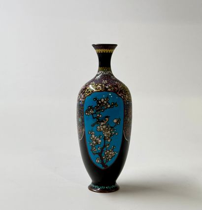 Vase japonais en cloisonné (shippo) – Début...