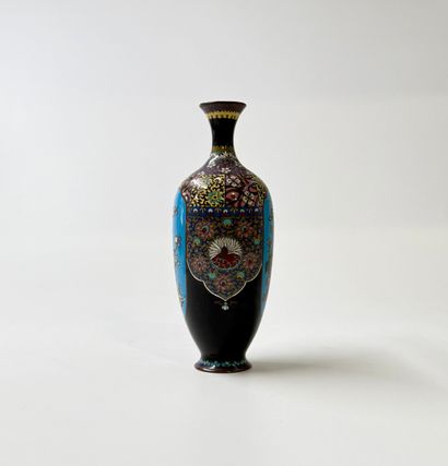 Vase japonais en cloisonné (shippo) – Début...