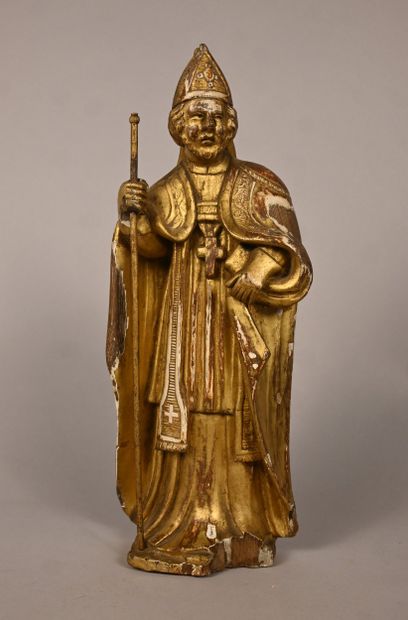 Saint Augustin en évêque – Statue baroque...
