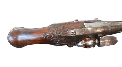 Flintlock pocket pistol signed - Pierre Demarteaux,...