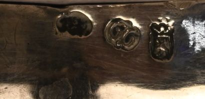 Pair of silver torches, Brussels 1766, Louis...