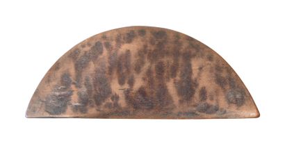 Kuba tukula powder box in half-moon shape,...