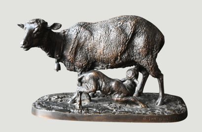 Pierre-Jules Mêne (1810–1879) – La Brebis...