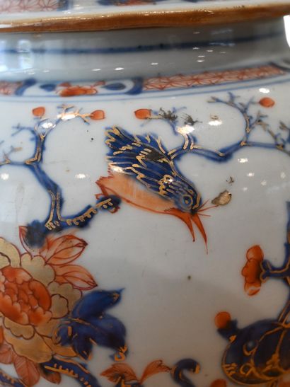 Théière en porcelaine d’exportation chinoise...