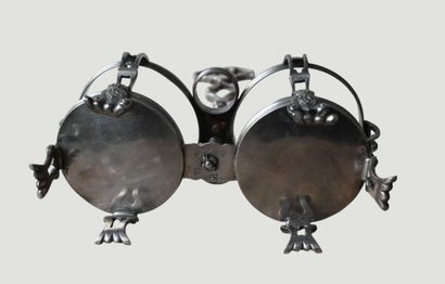 Liège silver oil and vinegar cruet, Jean-Baptiste...