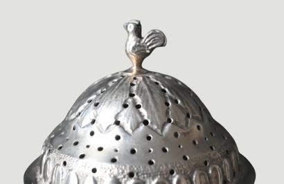 Pair of silver spice pourers, Mathieu Guillaume,...