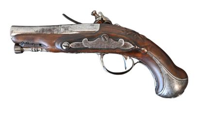 Flintlock pocket pistol signed - Pierre Demarteaux,...